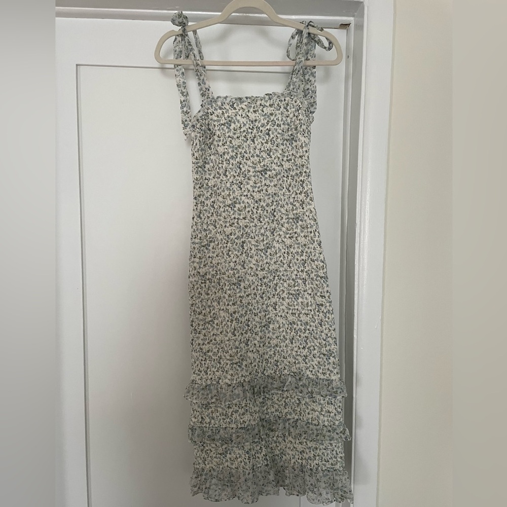Abercrombie & Fitch Smocked Dress with Adjustable Straps